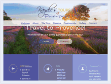 Tablet Screenshot of kaydiestoursofprovence.com